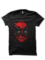 Deadpool Skull Black T-Shirt