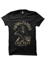 Motorpyscho Skull Rider Black T-Shirt