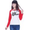 Daddy’s Lil Monster Raglan Girl’s T-Shirt