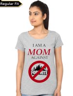 I Am A Mom Against Fortnite Girl's T-Shirt