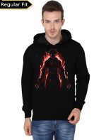 Wolverine X-Men Fire Black Hoodie