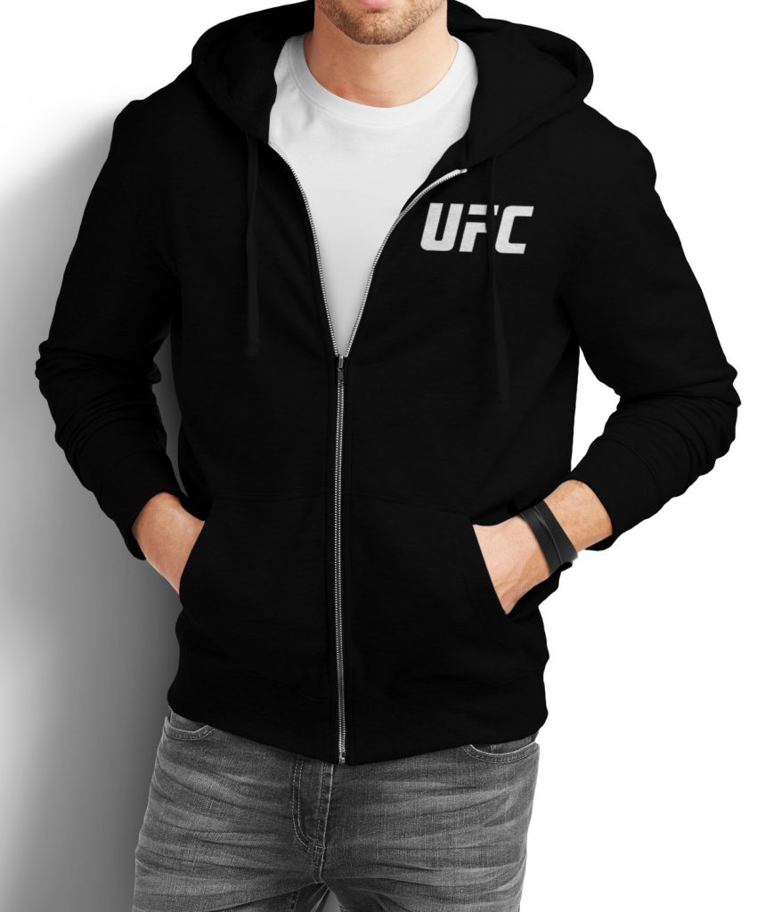 Ufc black hoodie hotsell