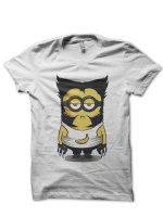 Wolverine Minion White T-Shirt