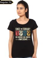 Since February 1989 Girl's Black T-Shirt