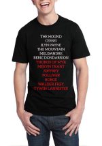 Arya Stark's List Black T-Shirt