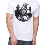AC DC White T-Shirt