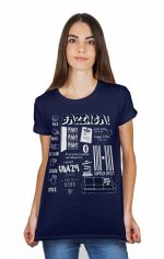 Bazinga Big Bang Theory Navy Blue T-Shirt