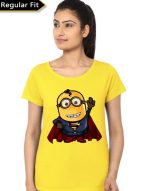 Minion Girl's Yellow T-Shirt