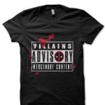 Villains Advisory Black T-Shirt