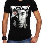 Eminem Recovery Black T-Shirt