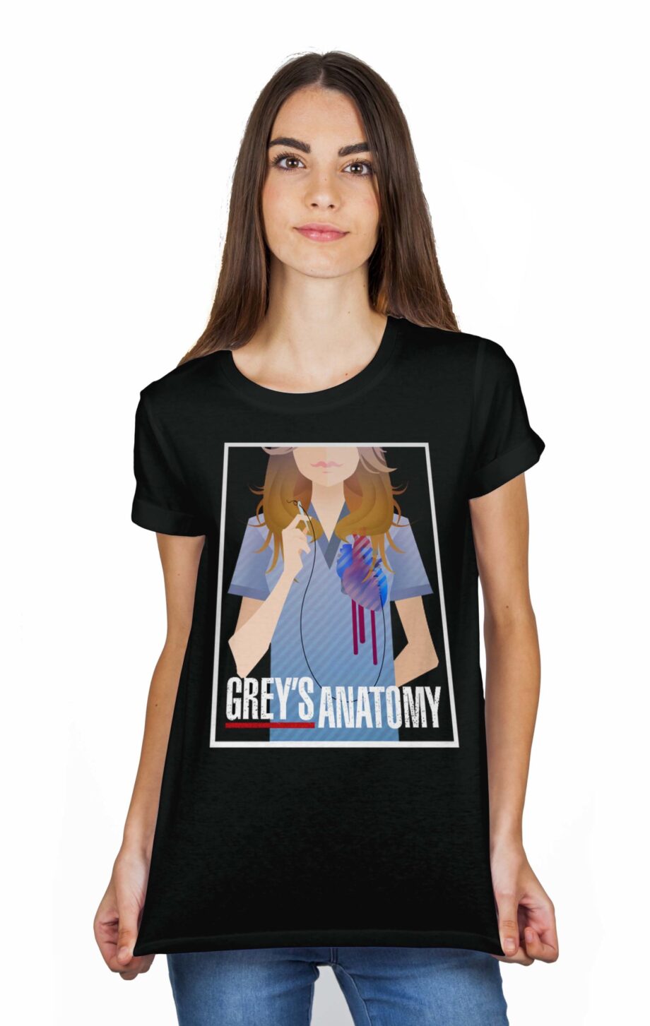 Grey's Anatomy Women's Black T-Shirt