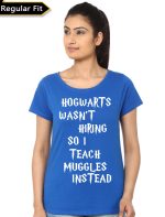 Harry Potter Girl's Royal Blue T-shirt
