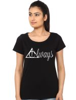 Harry Potter Girl's Black T-shirt