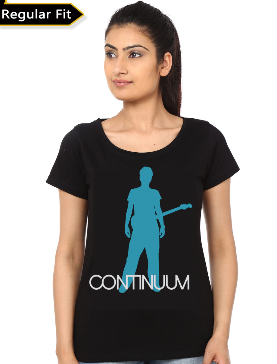 John Mayer Continuum Female Black T-Shirt