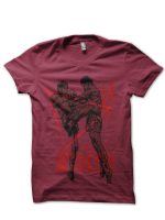 Muay Thai Maroon T-Shirt