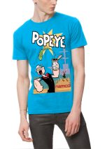 Popeye Light Blue T-Shirt
