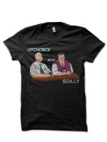 Hitchcock and Scully Black T-Shirt