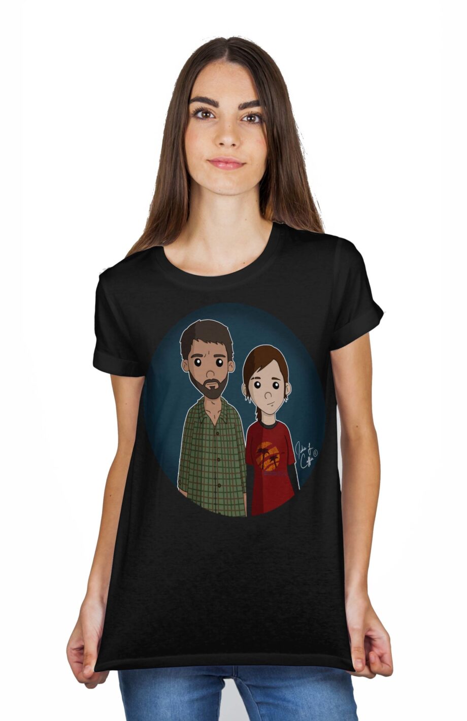 The Last Of Us Girl's Black T-Shirt