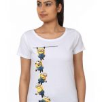 Minion White Girl's T-Shirt
