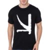 Kshmr Black Half Sleeve T-Shirt