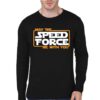 Speed Force Full Sleeve Black T-Shirt