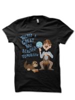 Man Has A Dream Black T-Shirt