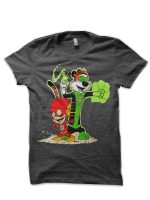 Calvin And Hobbes Charcoal Grey T-Shirt