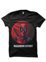 Deadpool Maximum Effort Black T-Shirt