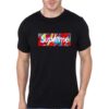Supreme Black Half T-Shirt