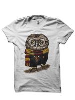 Owly Potter White T-Shirt