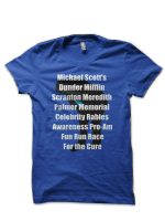 The Office: Michael Scott Fun Run Royal Blue T-Shirt