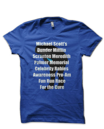The Office: Michael Scott Fun Run Royal Blue T-Shirt