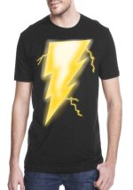 Shazam Lightning Black T-Shirt