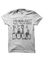 System Of A Down White T-Shirt