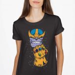 Thanos Girl's Black T-Shirt