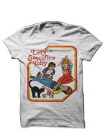 Let's Sacrifice Toby White T-Shirt