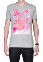 The 1975 Grey Melange Half Sleeve T-Shirt