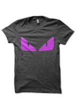 Fendi Monster Eyes Charcoal Grey T-Shirt