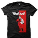 Shazam Half Sleeve Black T-Shirt