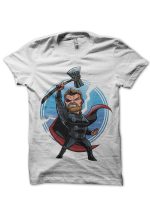 Thor Endgame White T-Shirt