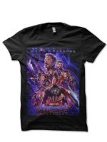 Avengers Endgame Black T-Shirt