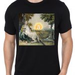 Bitcoin Unicorn Black T-Shirt