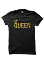 Queen Gold Glitter T-Shirt