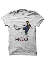 Lionel Messi White T-Shirt