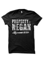 Property Of Negan Black T-Shirt