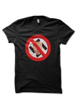 NoTrump No 45 NO Nazi Black T-Shirt