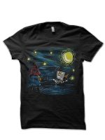 Starry Sea Black T-Shirt