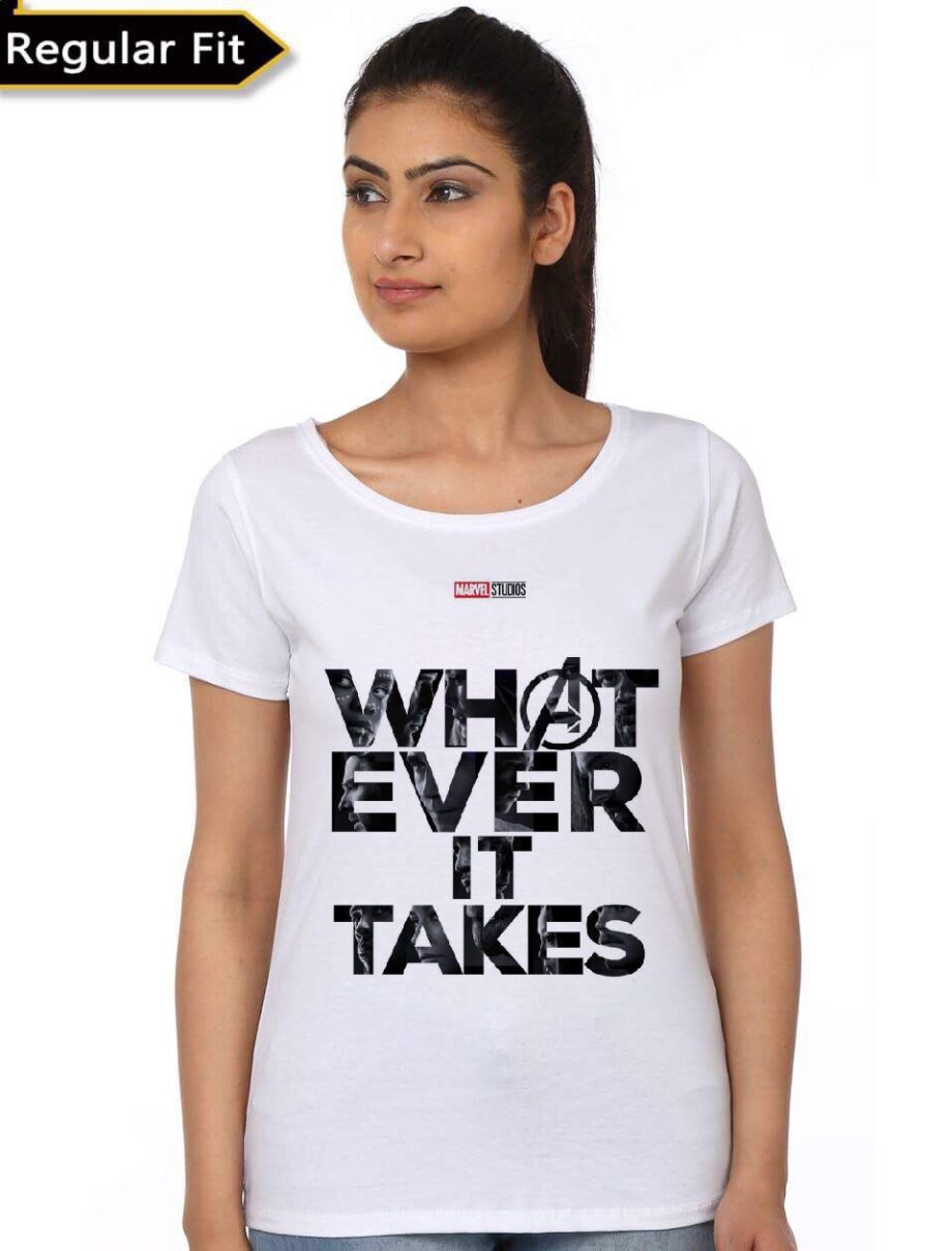 Whatever It Takes Girl’s White T-Shirt