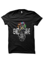 Avengers Endgame Black Half Sleeve T-Shirt