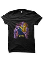 Titan's Infinity Adventure Black Half Sleeve T-SHIRT
